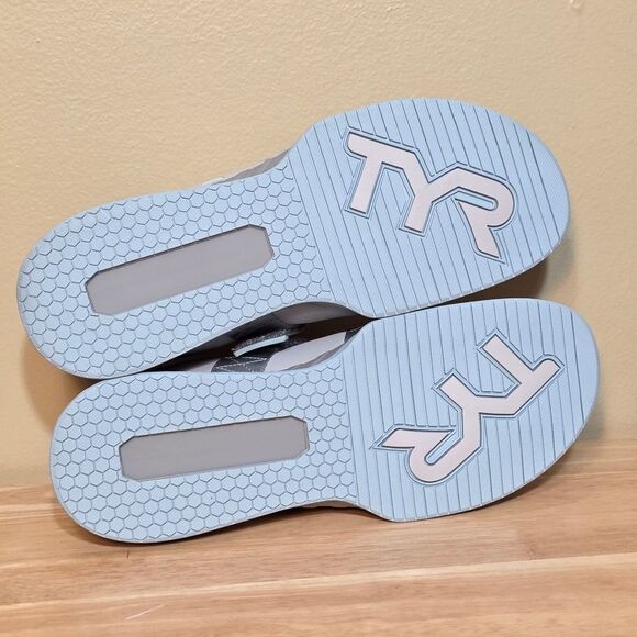 TYR L-1 Lifter Weightlifting Shoes Grey Mint Blue Men's Size 11 Women's 12.5 - Picture 7 of 8